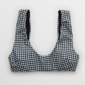 Aerie Wide Strap Scoop Bikini Top